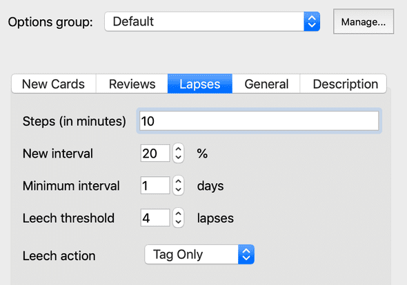 changing intervals on anki ios app